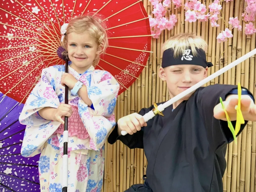 日本の体験をする海外の子供たち